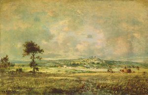 Effekter af en storm, udsigt over Montmartre-sletten